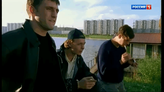 Сцена драки в т/с "Бригада"