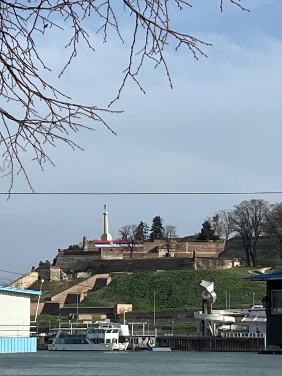 Фото автора. Вид на Дунай и крепость. 