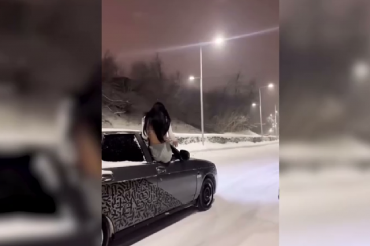    В Уфе оштрафованы авторы «сексуального дрифта» на набережной Белой