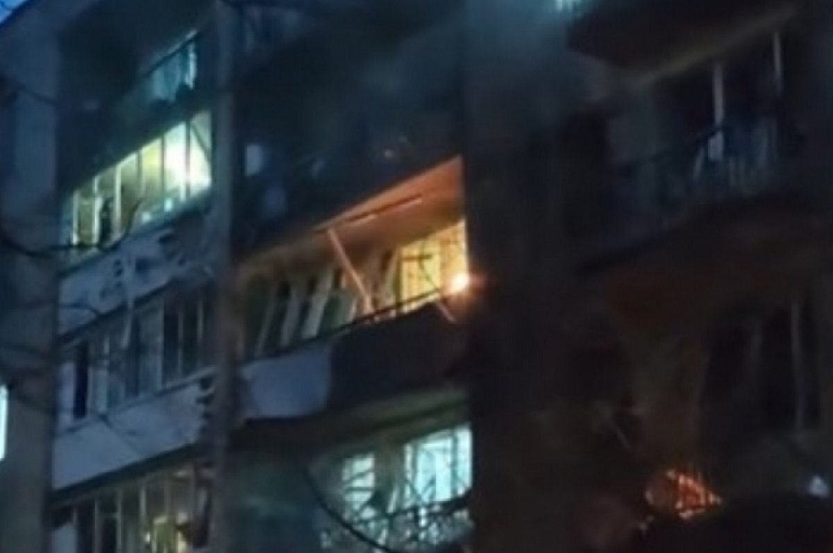    Взрыв в жилом доме.