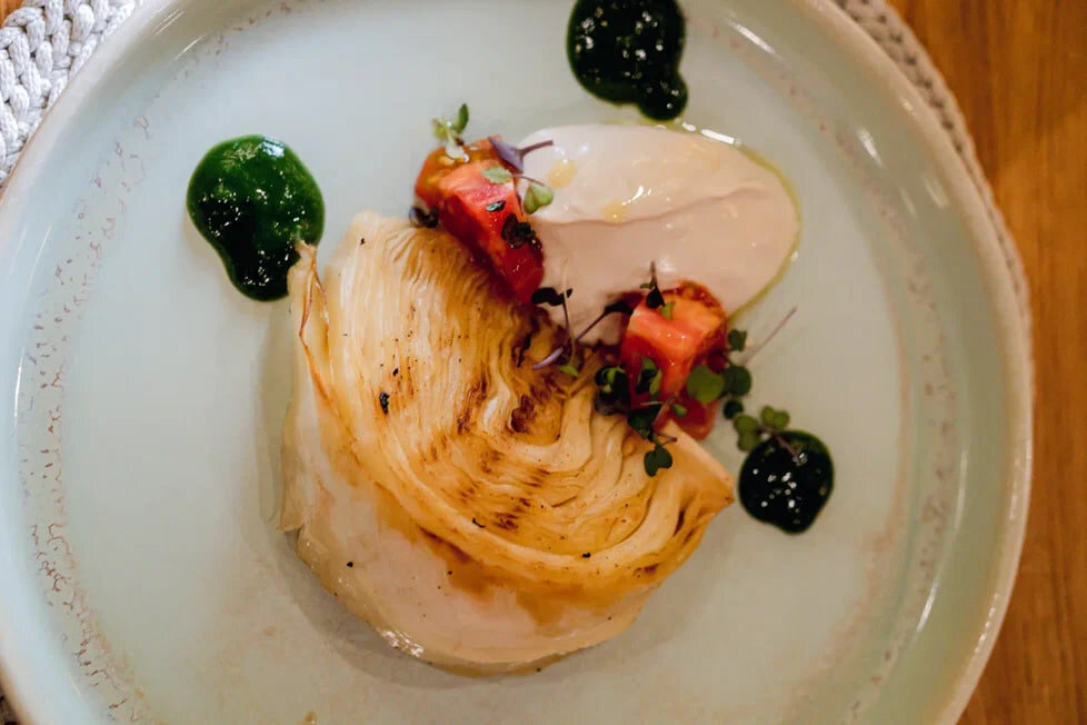    Сырный крем дополнила печеная капуста. Фото: личный архив/ Лидия Носова