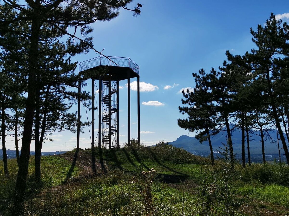 Фото автора. Так выглядит вышка. Я немного боюсь высоты, поэтому пришлось себя заставить подняться наверх. Зато положительные впечатления сполна компенсировали этот небольшой дискомфорт.