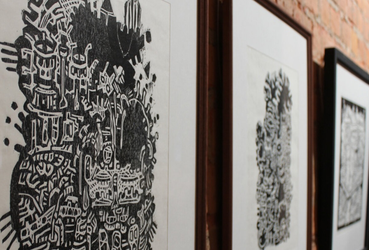 Антон Тхоренко_Выставка линогравюры Графика Размышлений