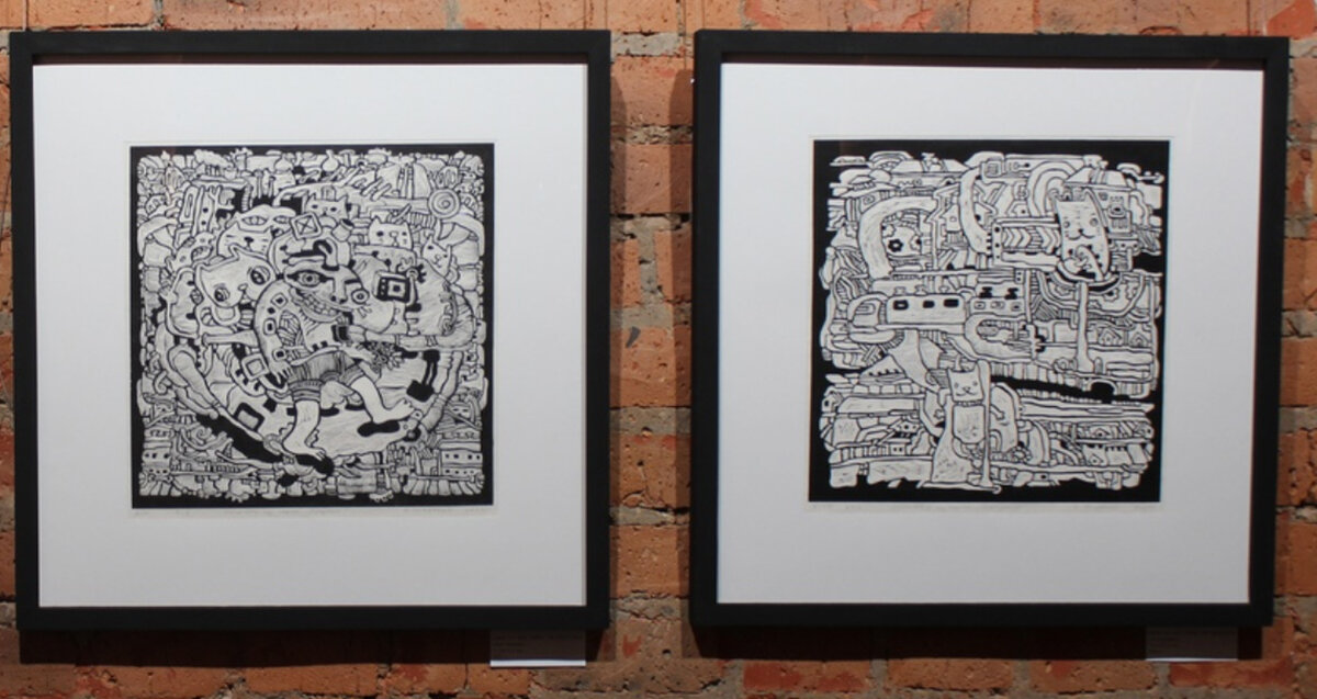 Антон Тхоренко_Выставка линогравюры Графика Размышлений