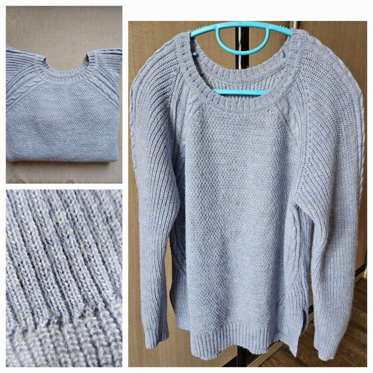 Джемпер женский Lubawa (Белоруссия) 46 размер. Состав 47% полиакрил, 30% шерсть, 12% альпака, 11% полиамид.