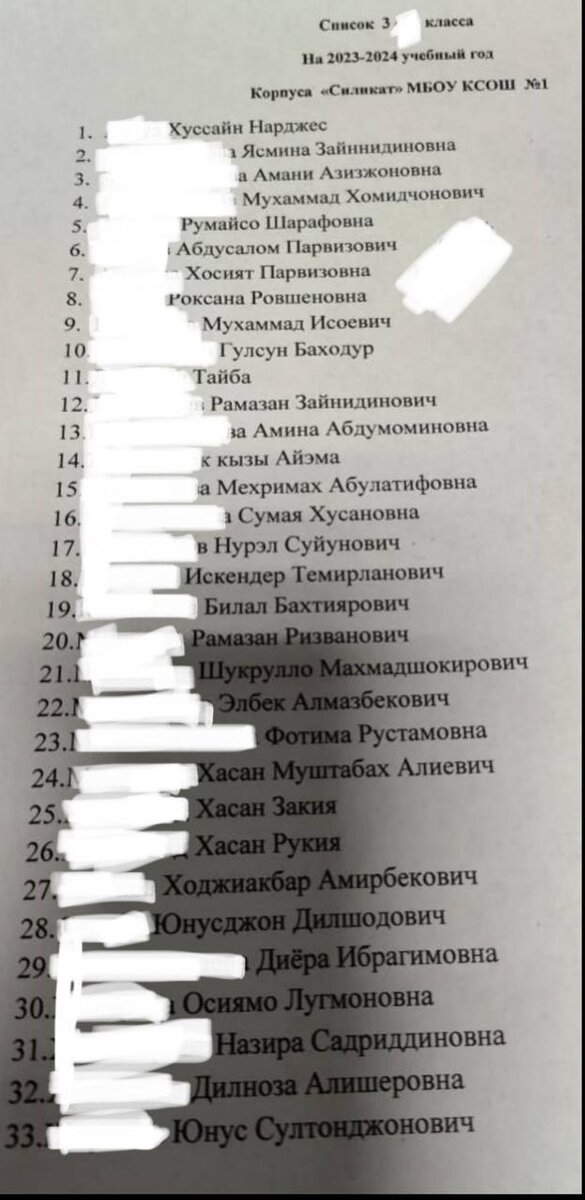 Член СПЧ, председатель Национального антикоррупционного комитета Кирилл Кабанов на странице своего Telegram-канала опубликовал состав одного из 3-х классов обычной школы в подмосковных Котельниках.