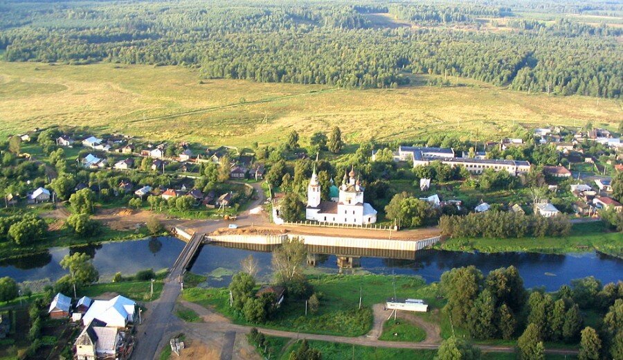 Карта ивановской области холуй