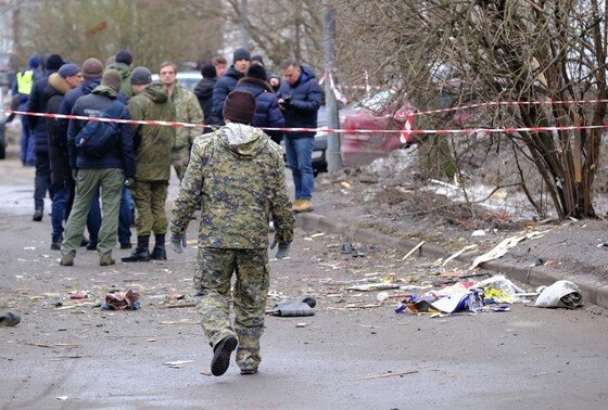    На месте ЧП в жилом доме в Красногвардейском районе Санкт-Петербурга
