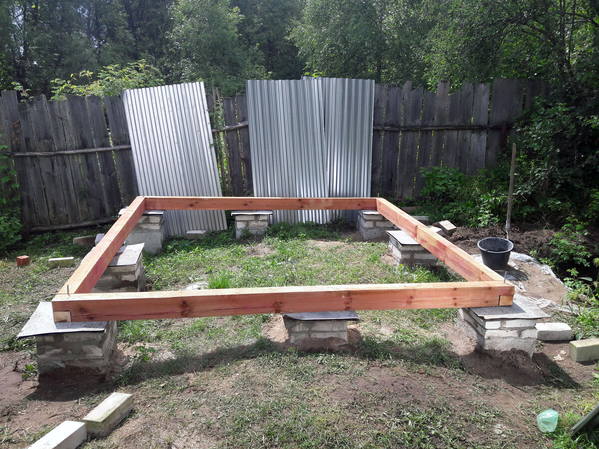 Начальный этап строительства моего курятника