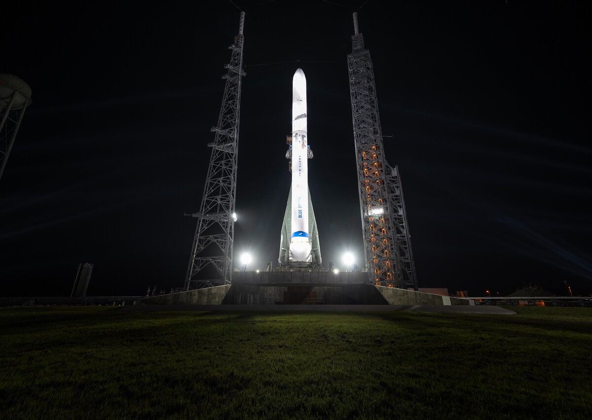 Сверхтяжелая ракета от еще одного частника Blue Origin. 