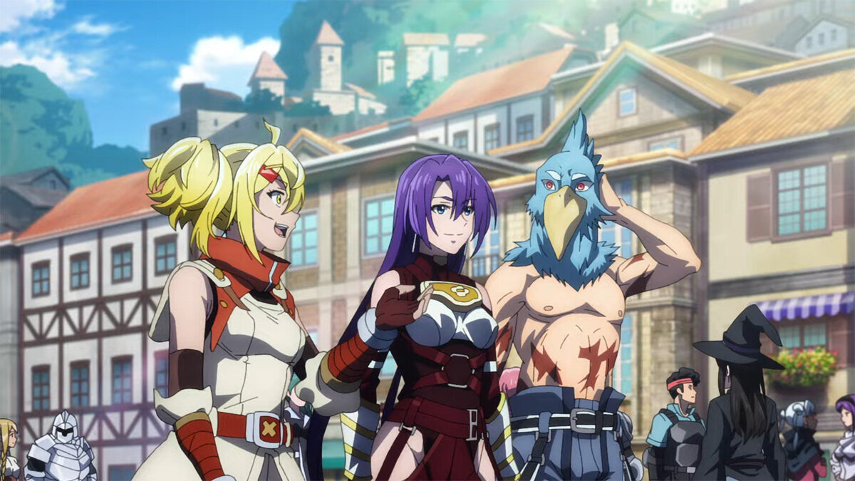 Кадр из аниме "Рубеж Шангри-Ла: Любитель игрошлака бросает вызов топ-игре"