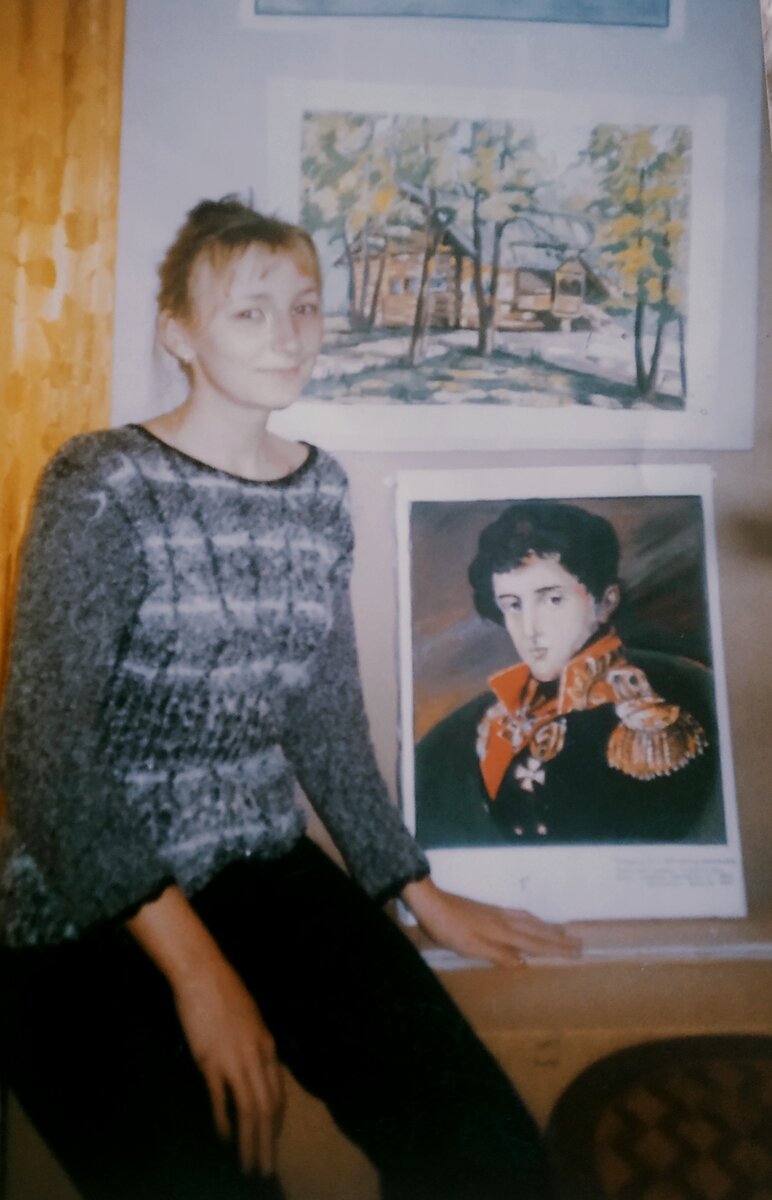 Я помню Ваш Тучков четвёртый прекрасный лик. Тоже копия, а наверху мой пейзаж с пленэрной практики.