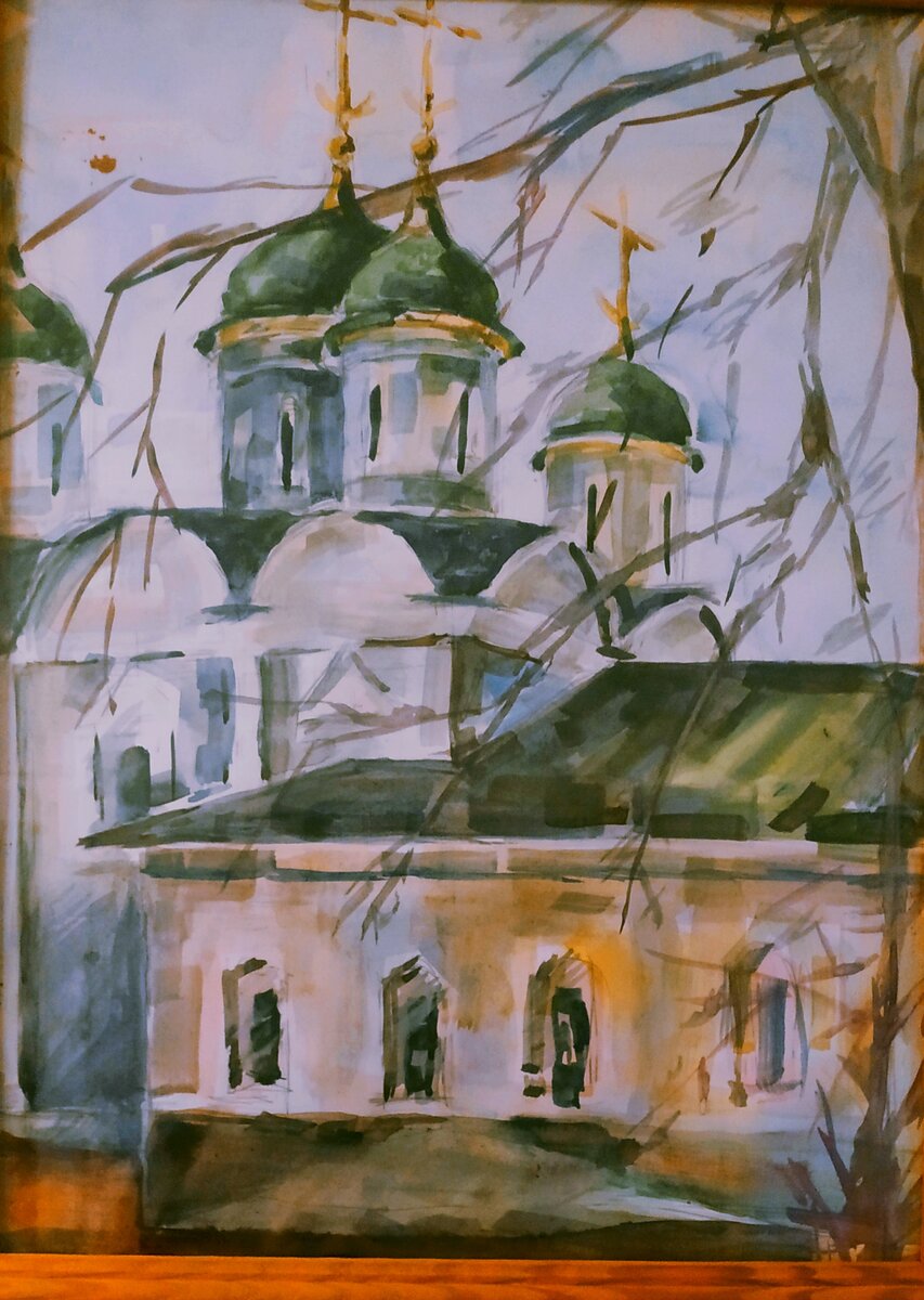 Троица в Листах, Маленький набросок акварелью.