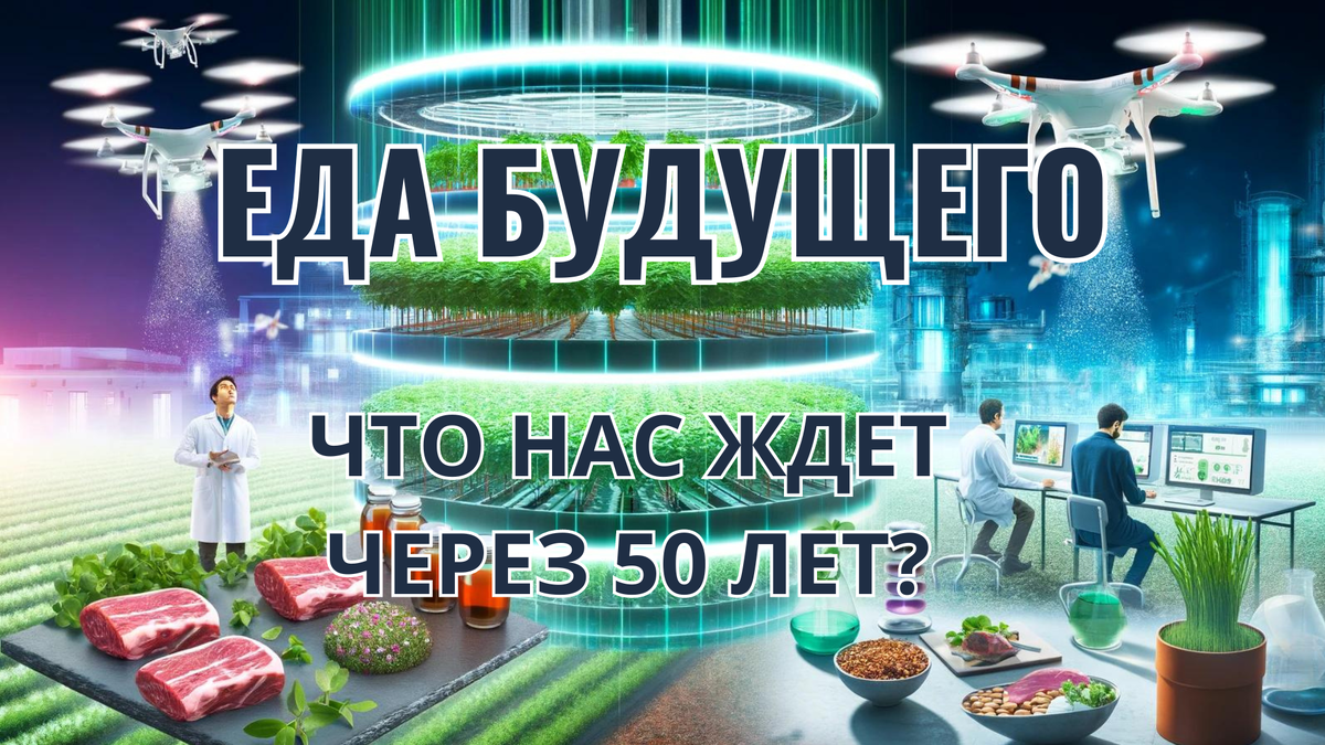 ЕДА БУДУЩЕГО: как мы будем есть через 50 лет? | Научпоп: интересные факты |  Дзен