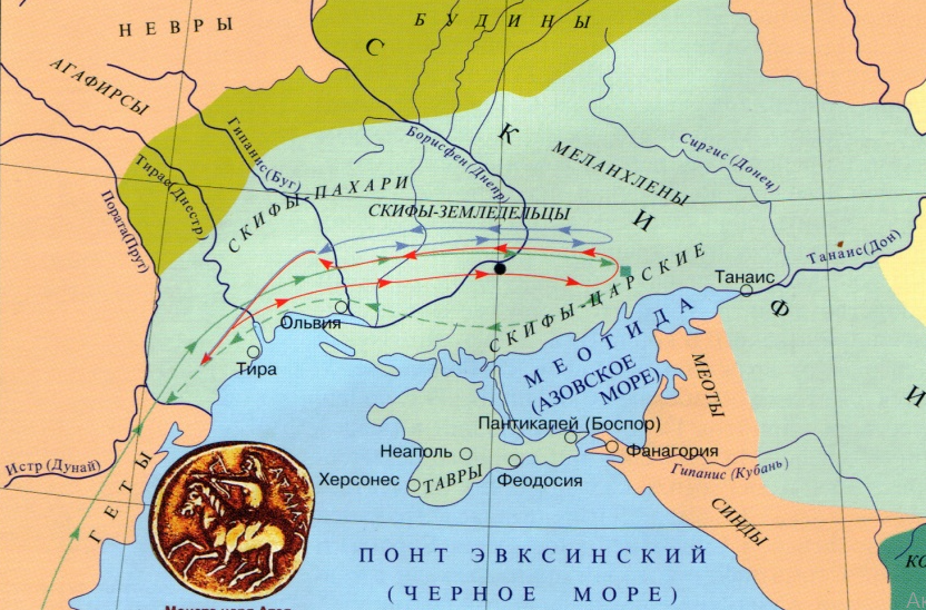 Геты на карте. Источник: Яндекс-картинки.