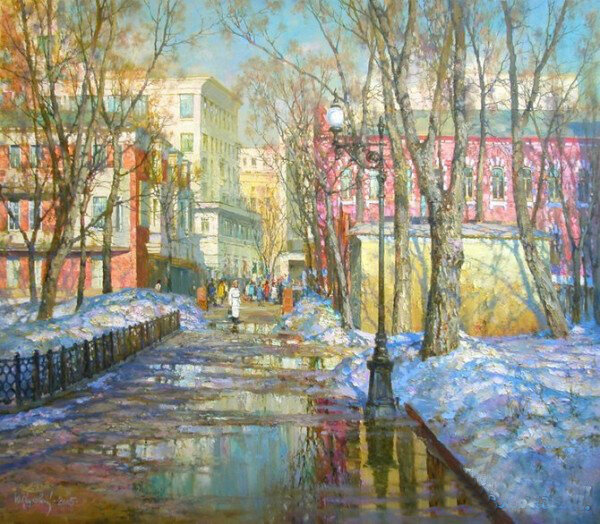 Фото из открытого источника/Худ.Ю.Обуховский /Весна