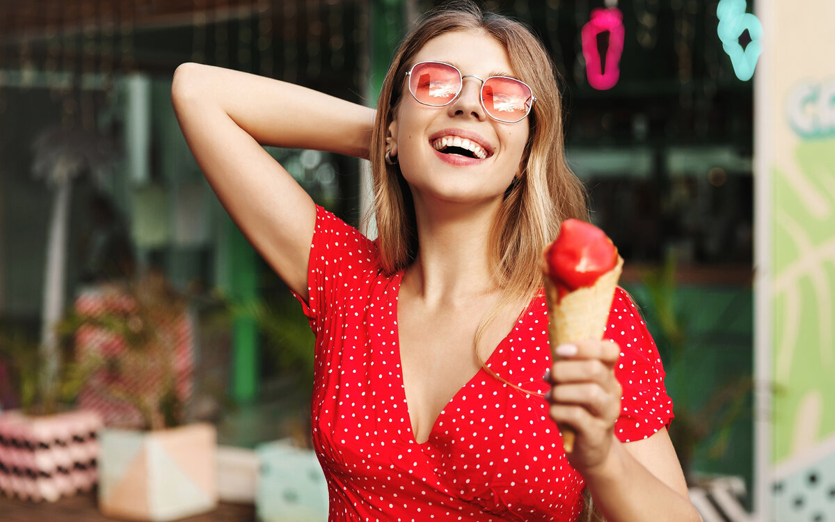 Ich will ein Eis essen.