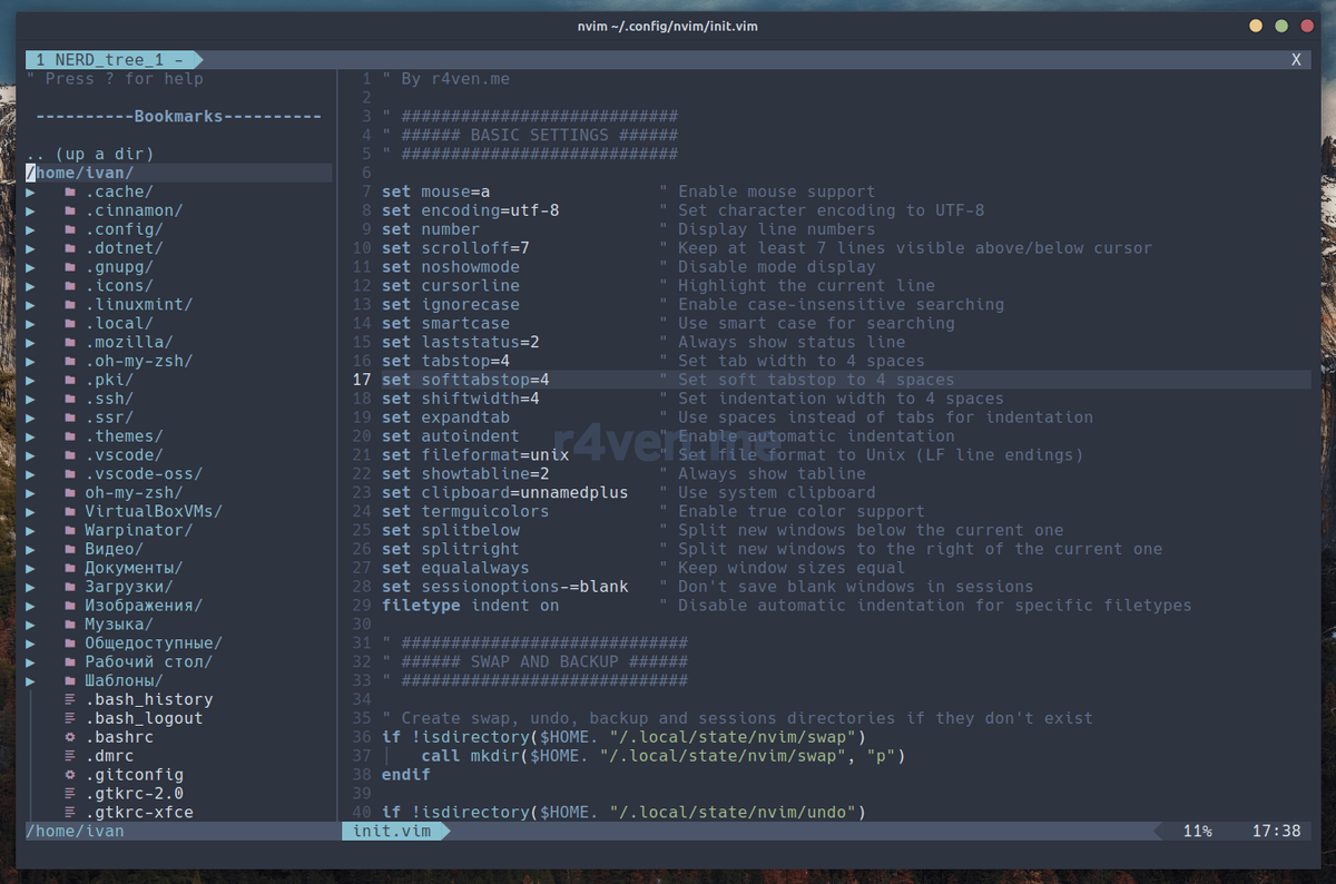 Neovim config. Neovim config