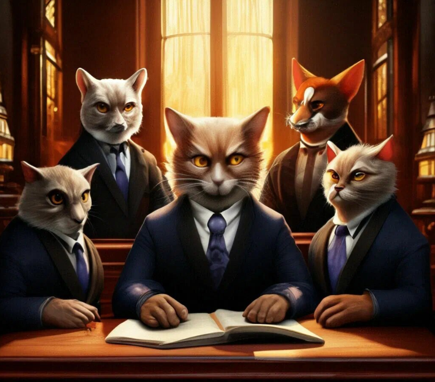 Кошачья мафия бывает не только на словах, но и влияет на решения в суде😀