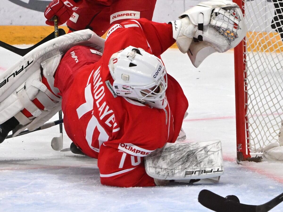    Хоккей. КХЛ. Матч "Спартак" - "Динамо" (Москва)© РИА Новости / Сергей Гунеев