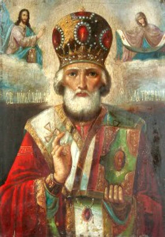 Святитель Николай, архиепископ Мирликийский, Чудотворец - один из самых любимых святых в России. Источник: https://sk.pinterest.com/pin/635289091178911893/