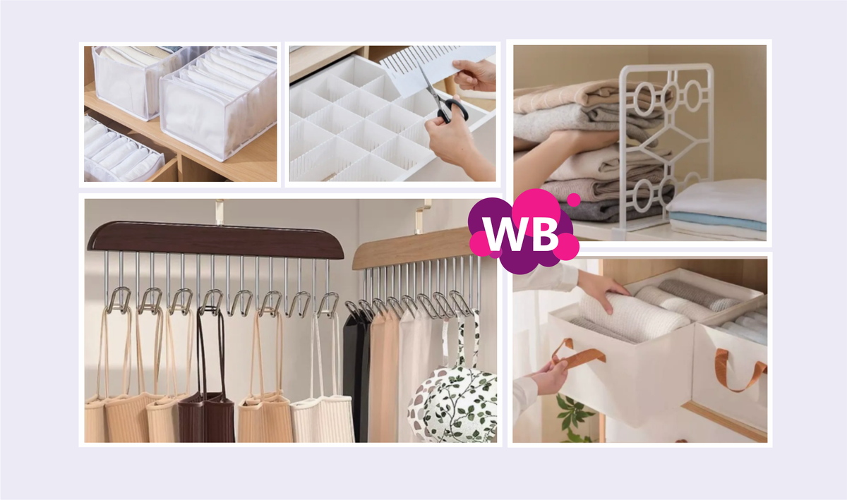 Организовала хранение в шкафу за копейки с товарами на Wildberries | Подборка с артикулами