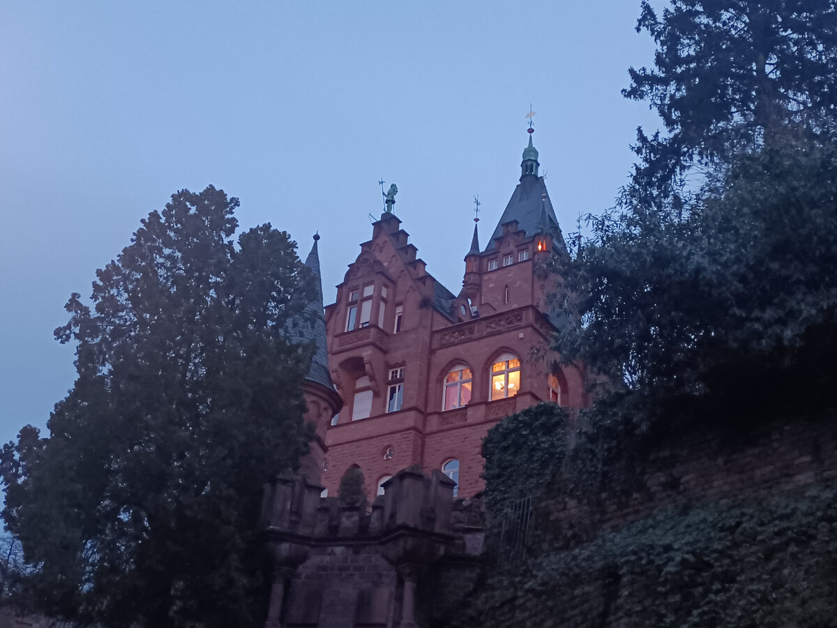 Виллы в стиле модерн. Heidelberg. Германия. Фото автора 