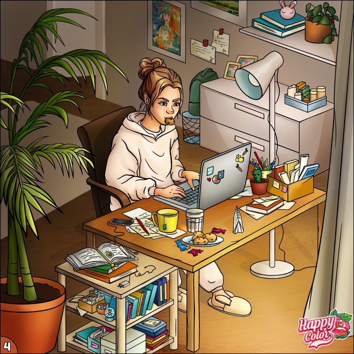 Картинка взята из приложения Happy Color 