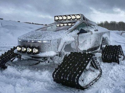    Tesla Cybertruck превратили в настоящий вездеход [ВИДЕО]