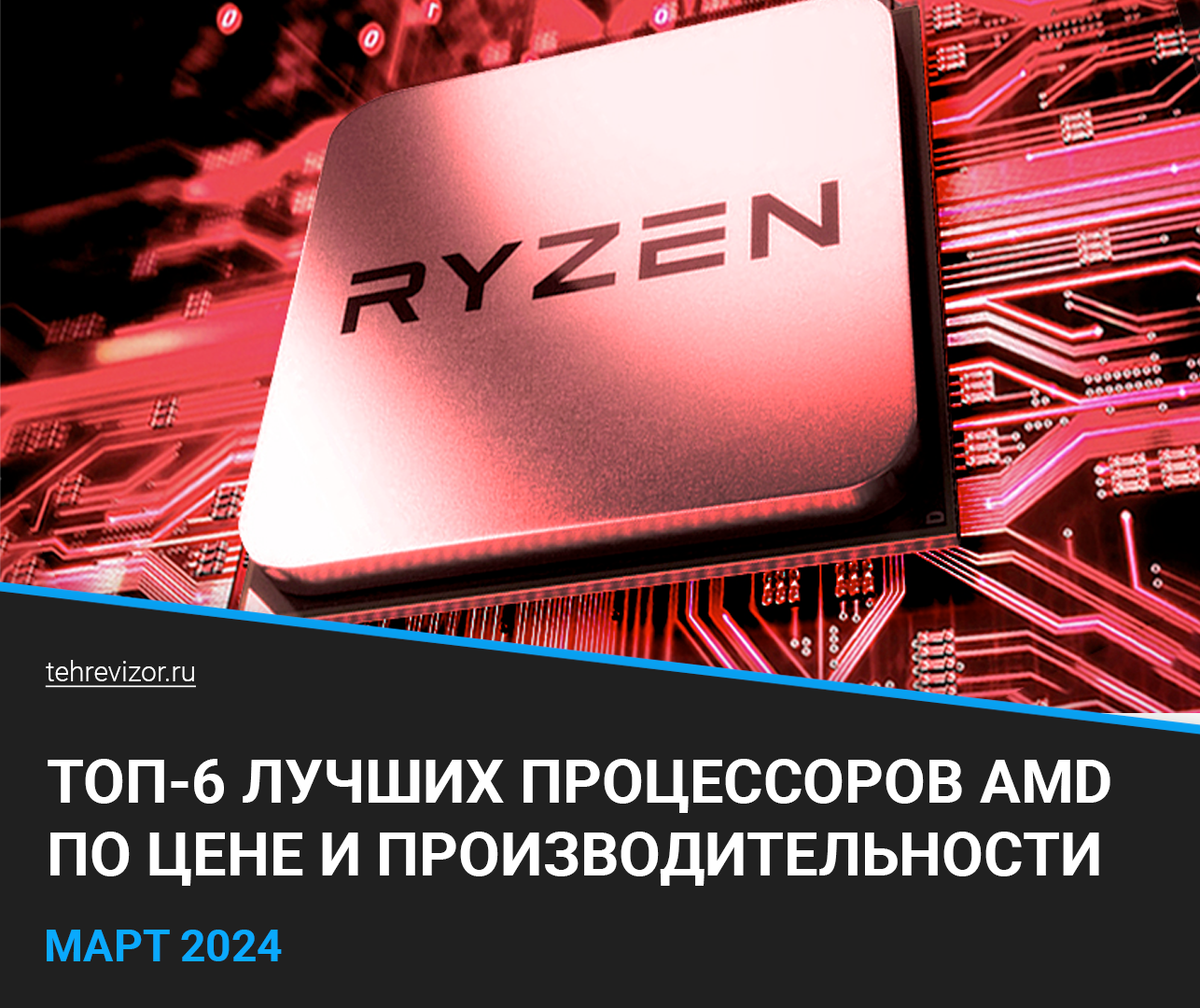 ТОП 6 лучших процессоров AMD 2024 года: рейтинг по цене и ...