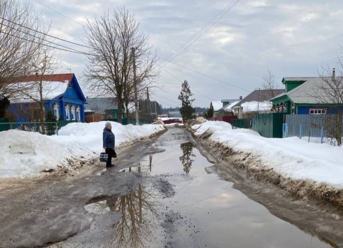 Жители Владимирской области показали заваленные, размытые от тающего снега  опасные дороги | «Владимирские новости» | Дзен