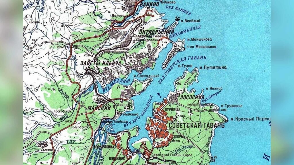 Кадастровая карта советской гавани