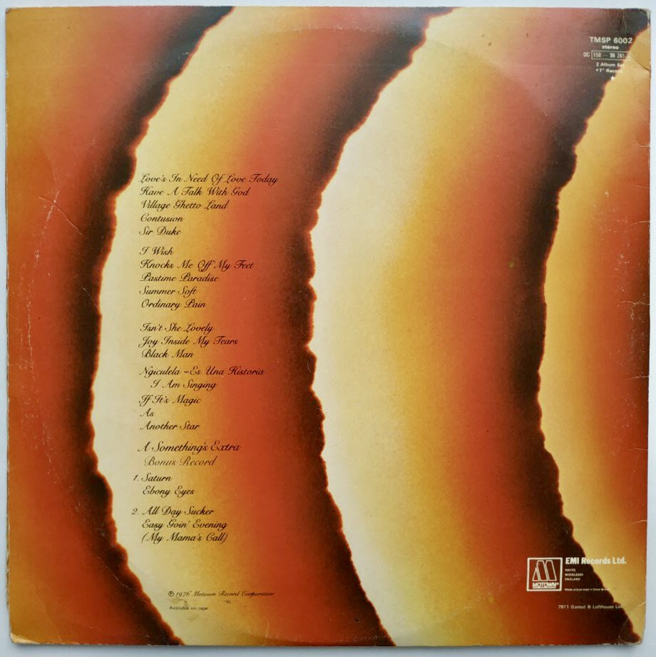 Stevie Wonder – Songs In The Key Of Life (винил 2LP) 1976, UK 