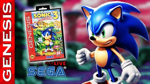 Играем в Sonic the Hedgehog 3 на SEGA Mega Drive / Genesis