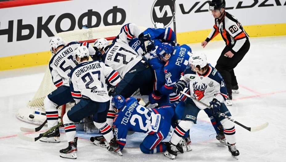    «Торпедо» выстояло на «СКА-Арене», нанеся поражение питерским армейцам. Фото: ВК ХК СКА
