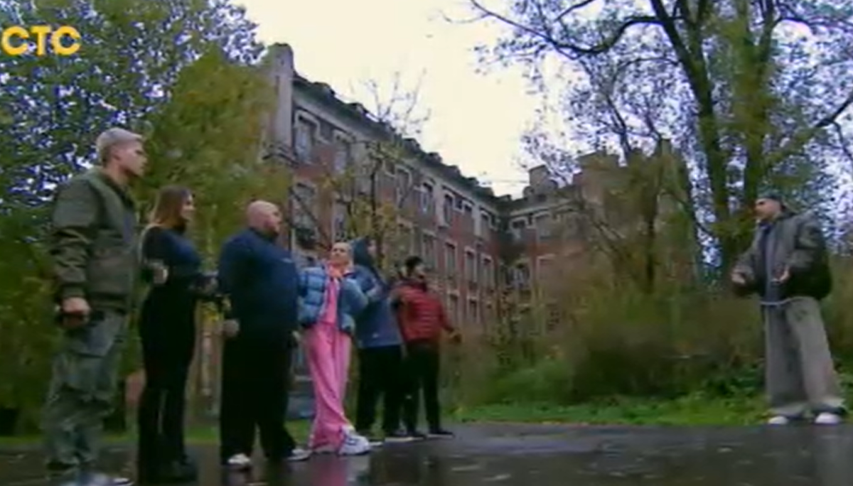 Кадр из шоу "Прятки" 