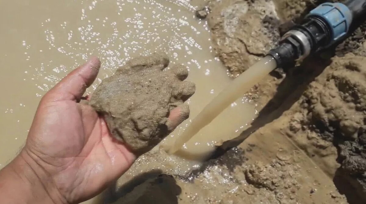 Песок в скважине