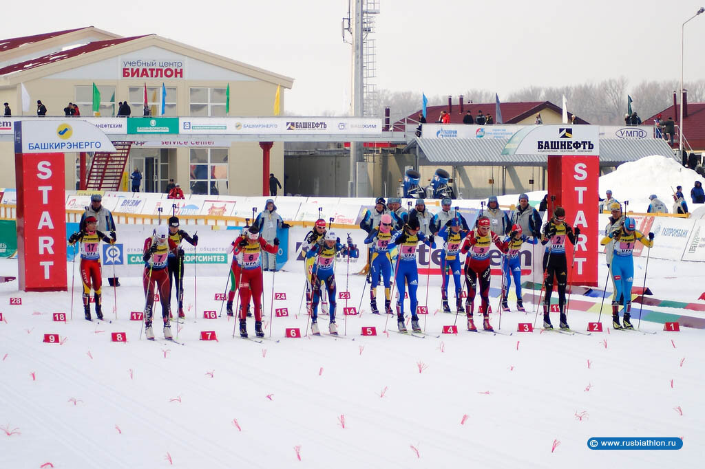 Биатлонный старт.  фото: картинки  яндекса.