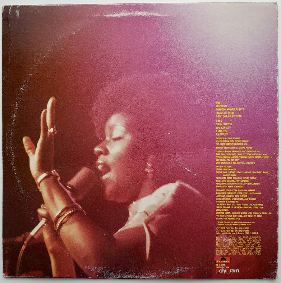 Gloria Gaynor – Love Tracks (винил LP) 1978, US
