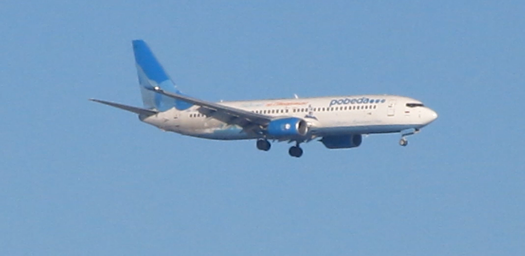 Boeing 737-800 авиакомпании "Победа",  фирменный самолет "Отдыхай на Ставрополье"
