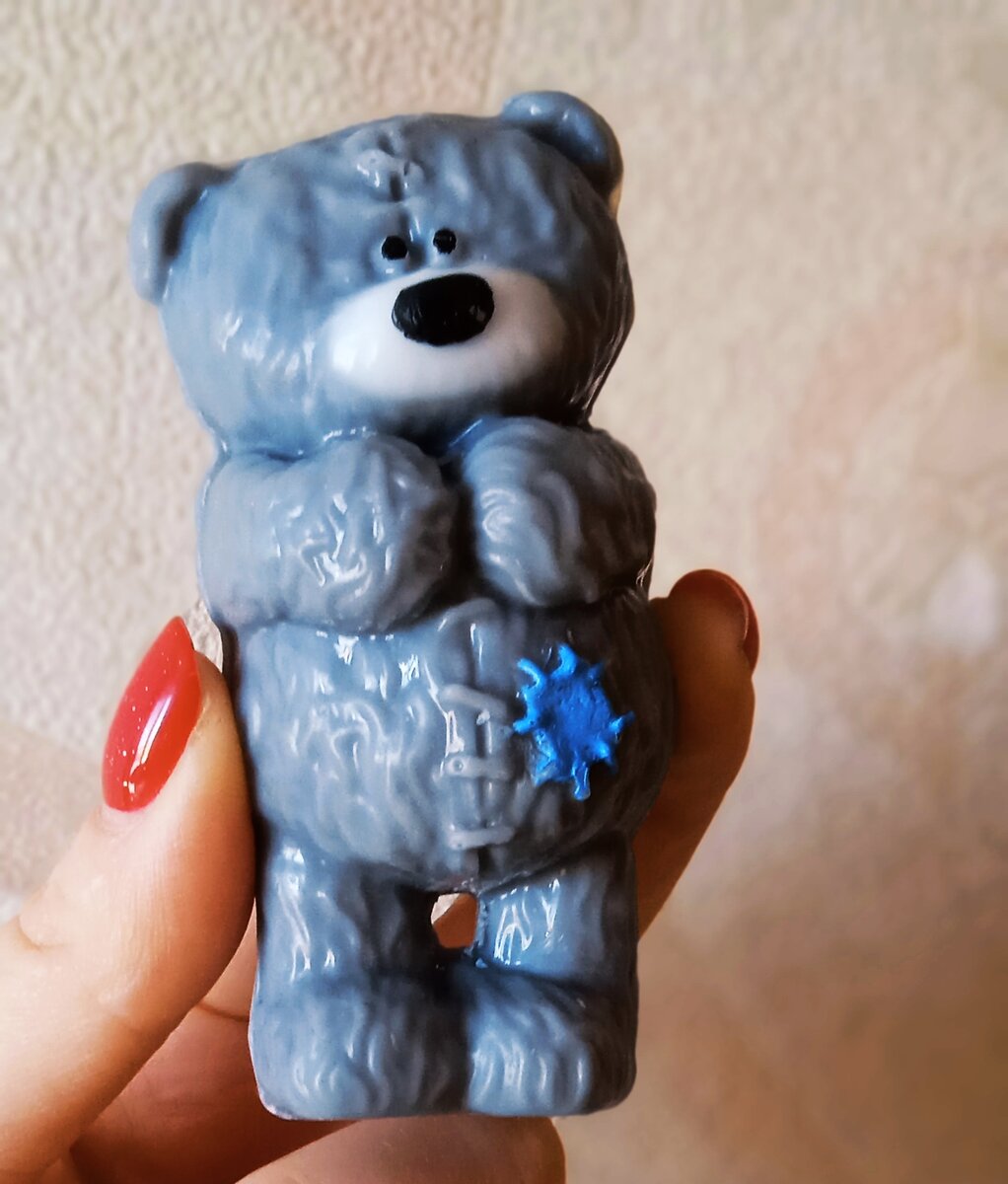 Сувенир "Тедди" с элементами ручной росписи. 