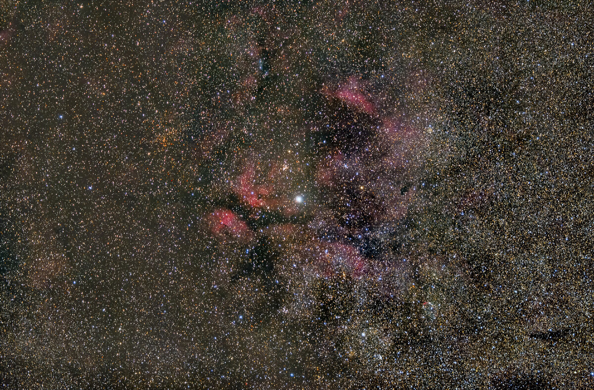 Туманность IC 1318 Бабочка .