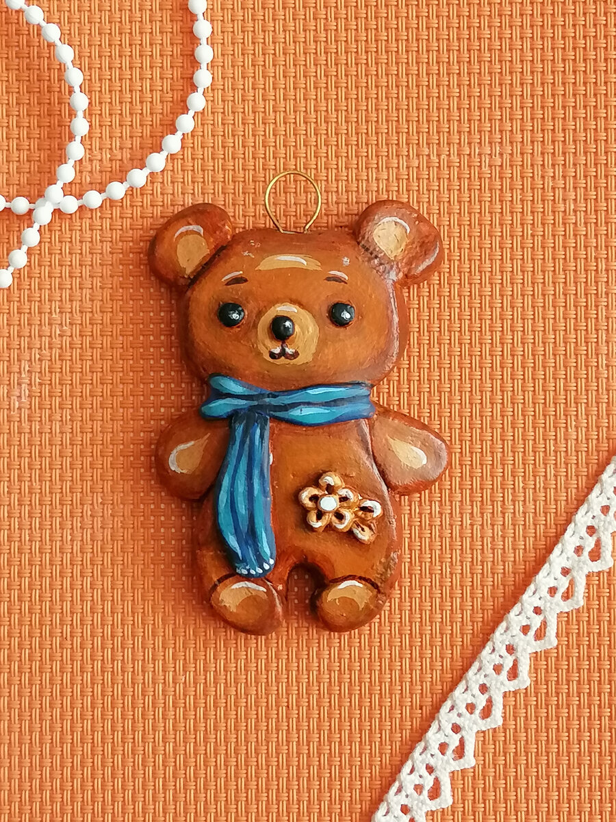 Мое первое изделие тз холодного фарфора. 