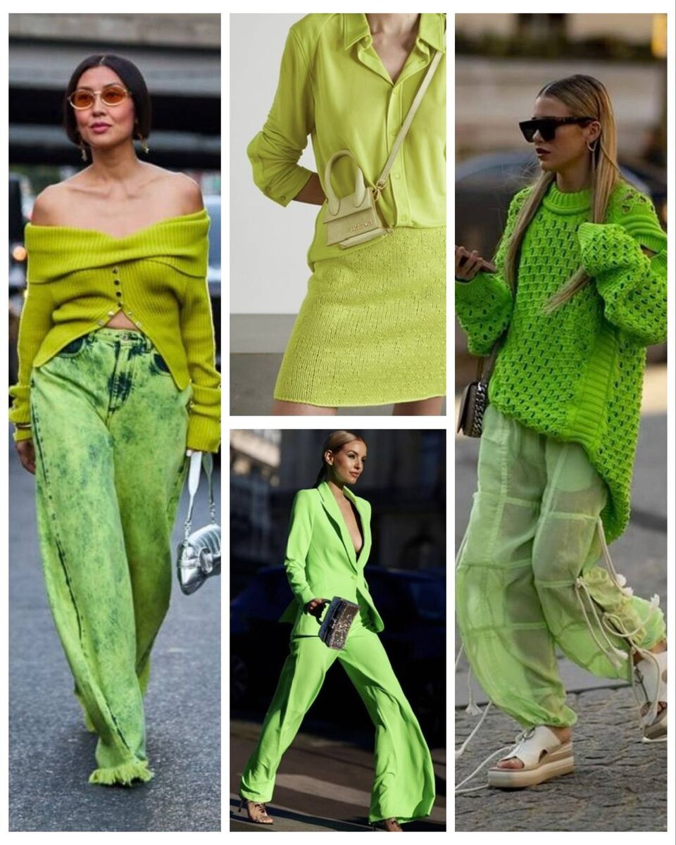 салатовый оттенки