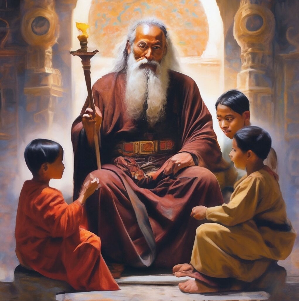 Для каждого Гуру, его ученик - его дитя! 