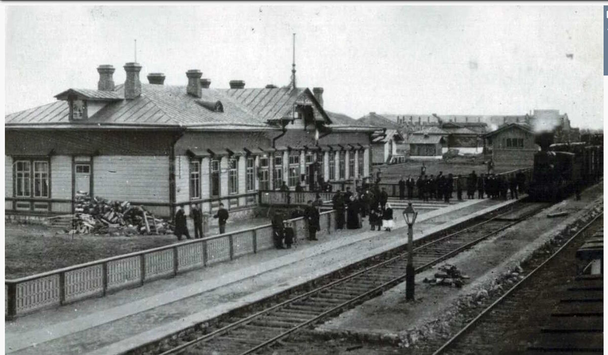 Станция Ржев Московско-Виндавской железной дороги, 1906, фото с сайта pastvu.com