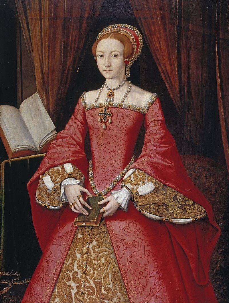 Юная Елизавета на портрете неизвестного художника.