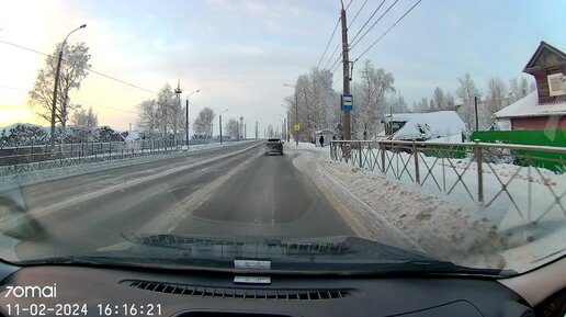 Архангельск. Поездка Ленингарадский, Ломоносова, Урицкого, Новгородский