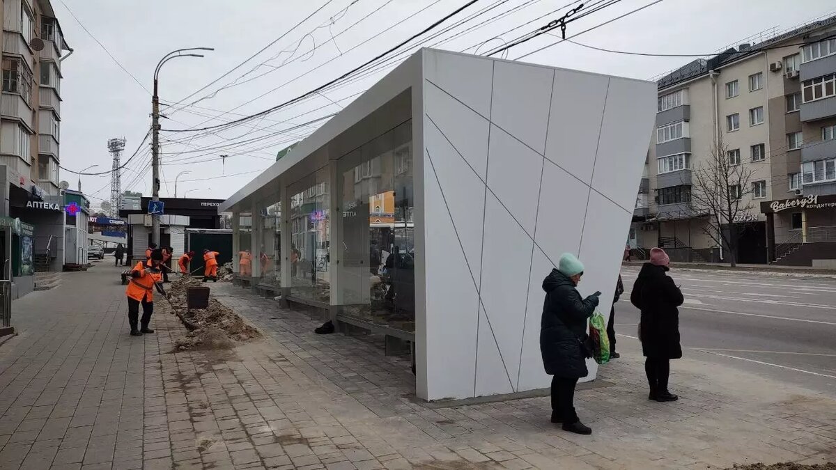 В Белгороде после реконструкции открыли долгожданную остановку «Стадион» |  Бел.Ру | Дзен