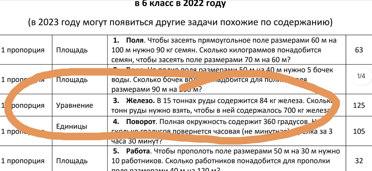 По словам ребенка, была задача, аналогичная номеру три. На скриншоте документ с типами базовых задач. Его можно найти на сайте школы. Фото сделано автором